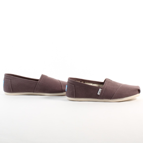 Women’s Toms Classic Ash Canvas Flats Shoes New - Picture 7 of 8